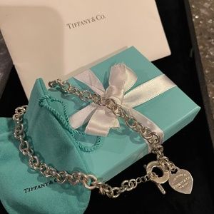 Tiffany & Company Heart Tag Toggle Necklace 18"